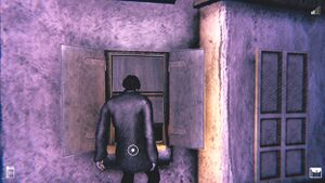 In-game screenshot of the basement key.